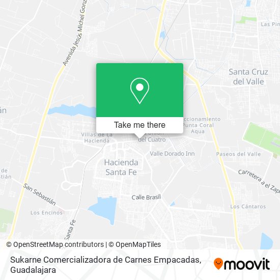 Mapa de Sukarne Comercializadora de Carnes Empacadas