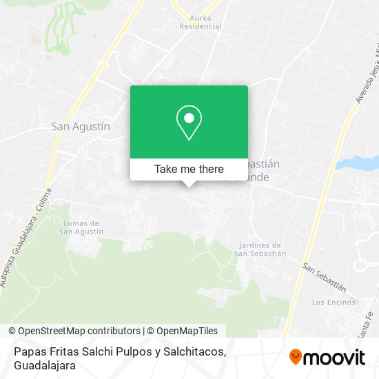Papas Fritas Salchi Pulpos y Salchitacos map