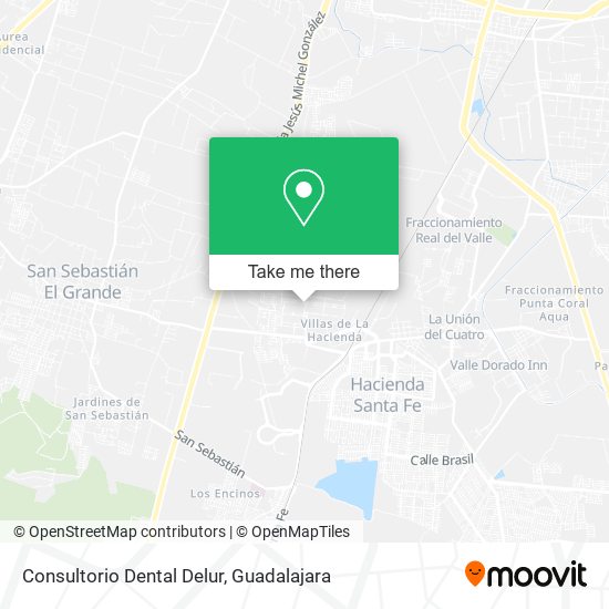 Consultorio Dental Delur map