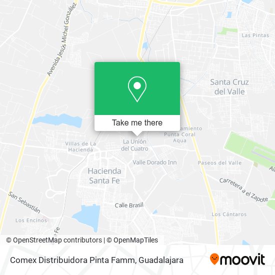 Comex Distribuidora Pinta Famm map
