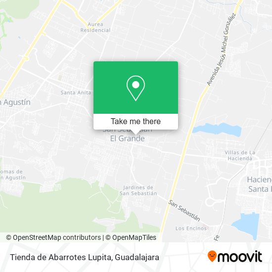 Mapa de Tienda de Abarrotes Lupita