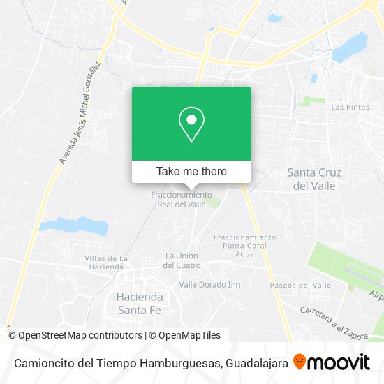 Camioncito del Tiempo Hamburguesas map