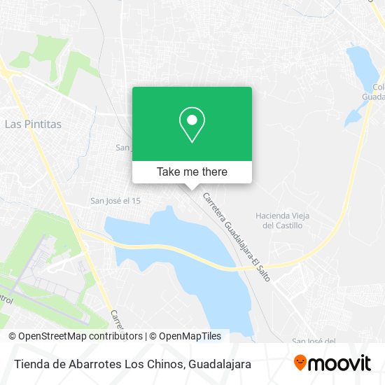 Mapa de Tienda de Abarrotes Los Chinos