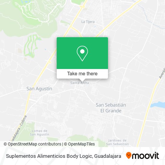 Mapa de Suplementos Alimenticios Body Logic