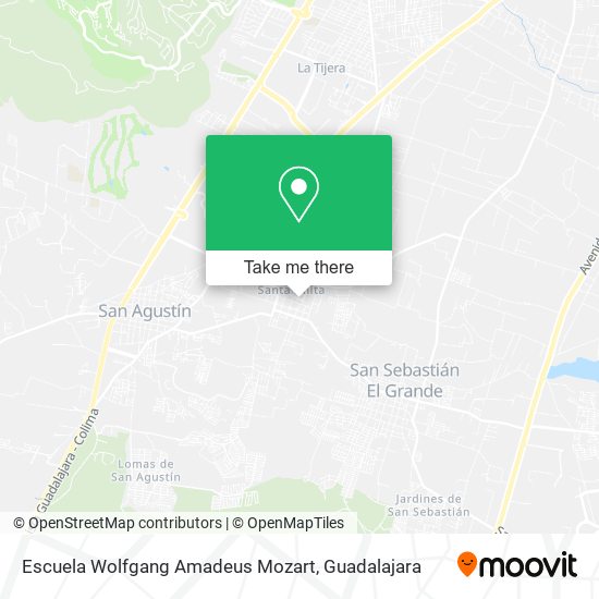 Escuela Wolfgang Amadeus Mozart map