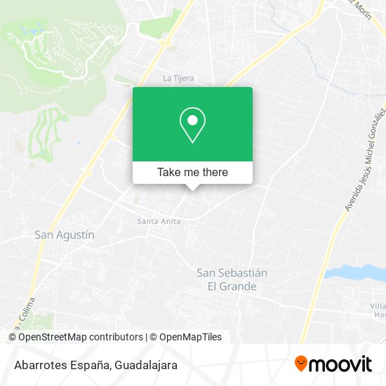 Mapa de Abarrotes España