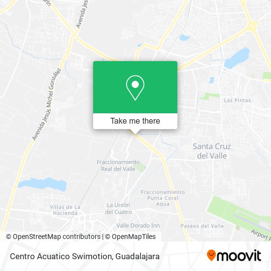 Mapa de Centro Acuatico Swimotion