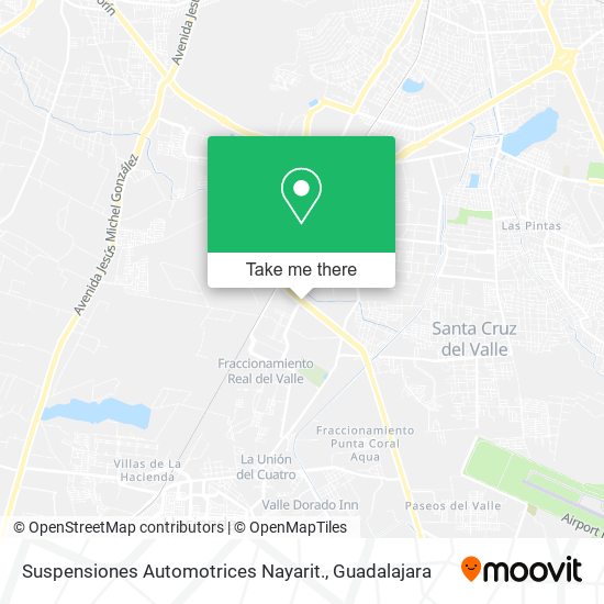 Suspensiones Automotrices Nayarit. map