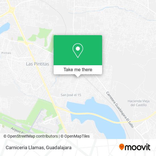 Carniceria Llamas map