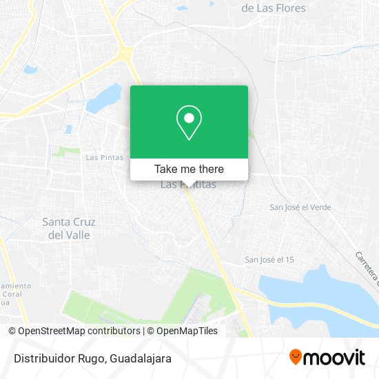 Distribuidor Rugo map