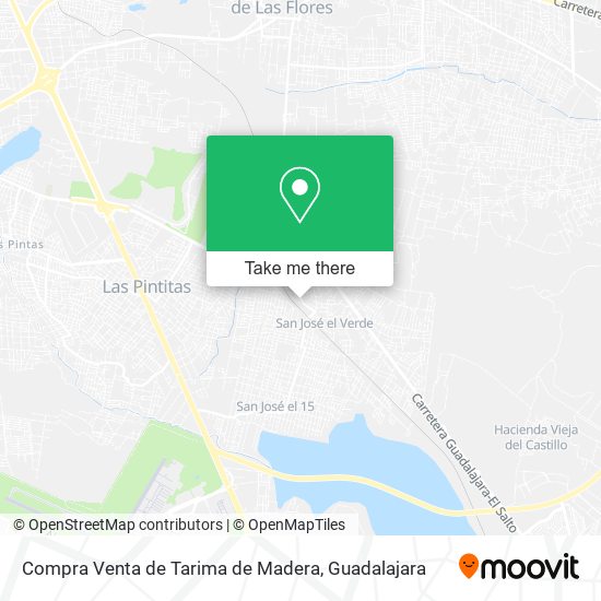 Mapa de Compra Venta de Tarima de Madera