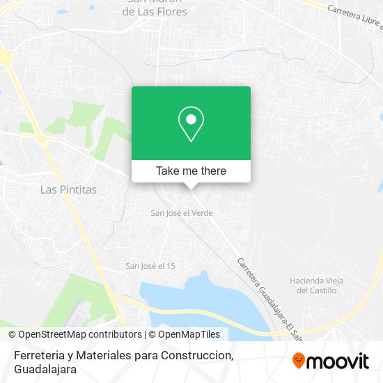 Mapa de Ferreteria y Materiales para Construccion