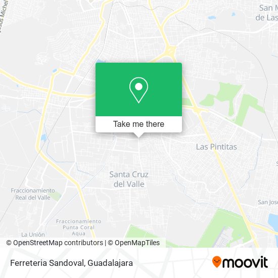 Mapa de Ferreteria Sandoval