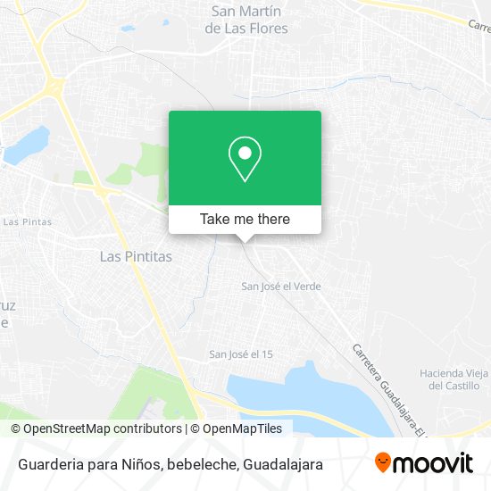 Guarderia para Niños, bebeleche map