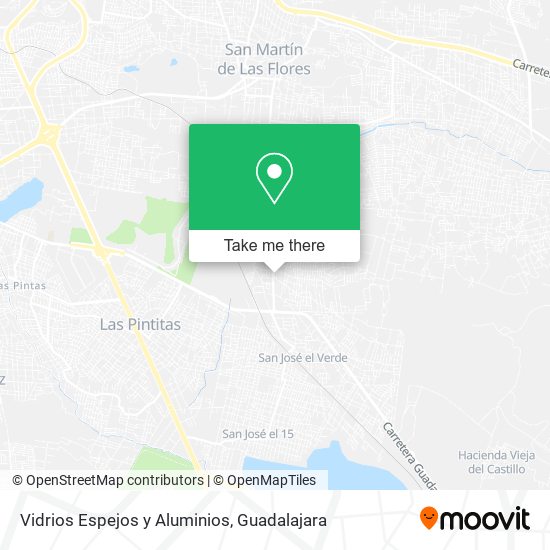 Mapa de Vidrios Espejos y Aluminios