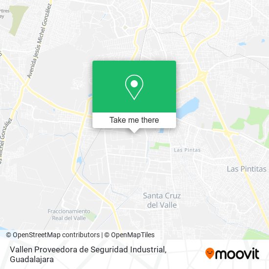 Vallen Proveedora de Seguridad Industrial map