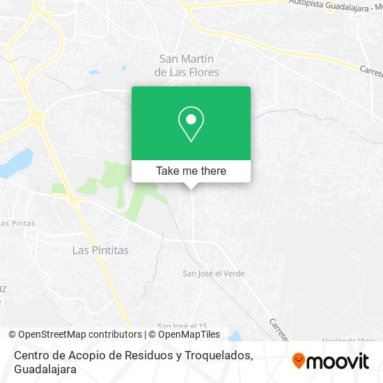 Centro de Acopio de Residuos y Troquelados map