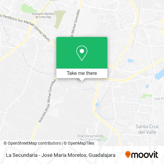 La Secundaria - José María Morelos map