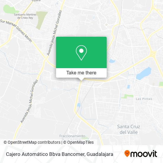 Cajero Automático Bbva Bancomer map