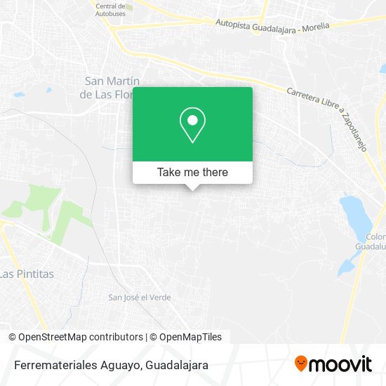 Ferremateriales Aguayo map