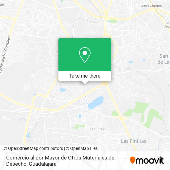 Comercio al por Mayor de Otros Materiales de Desecho map