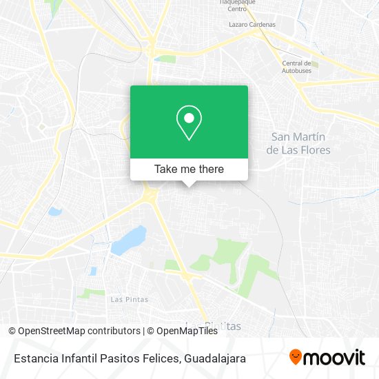 Estancia Infantil Pasitos Felices map