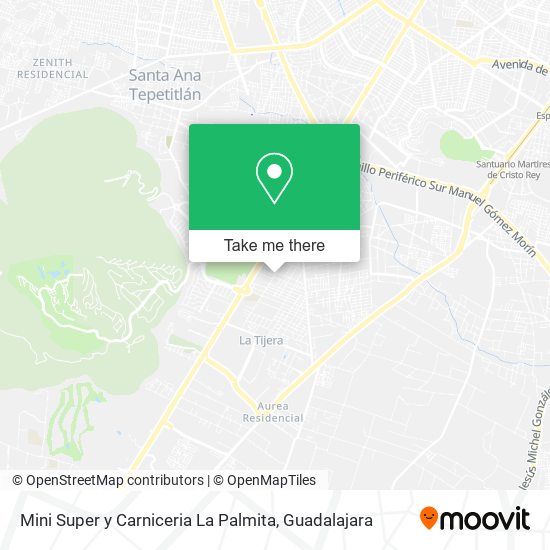 Mini Super y Carniceria La Palmita map