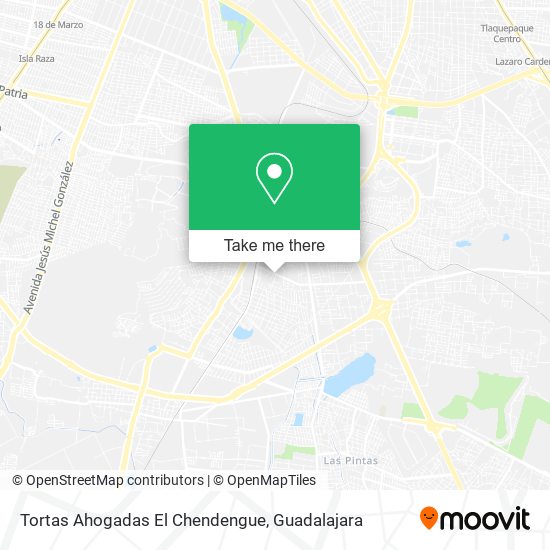 Mapa de Tortas Ahogadas El Chendengue
