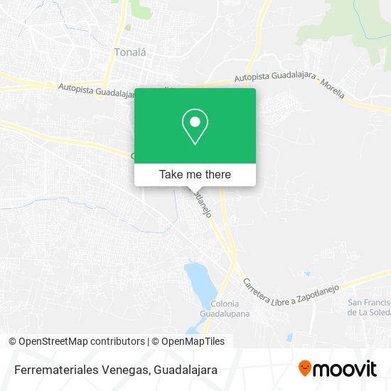 Ferremateriales Venegas map