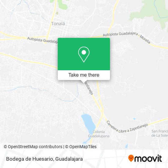Mapa de Bodega de Huesario