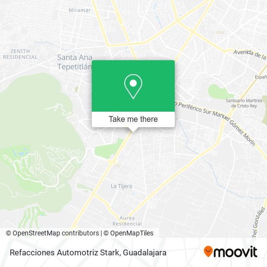Mapa de Refacciones Automotriz Stark