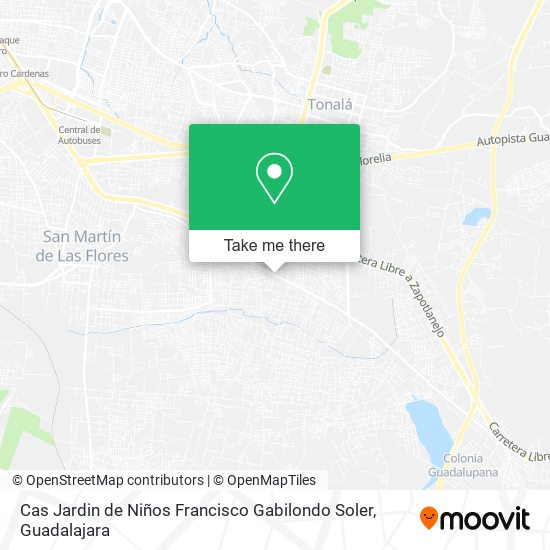 Cas Jardin de Niños Francisco Gabilondo Soler map