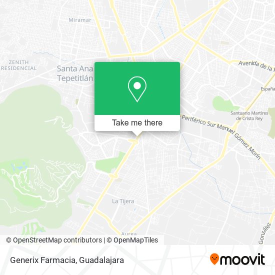 Mapa de Generix Farmacia