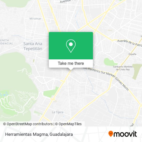 Mapa de Herramientas Magma