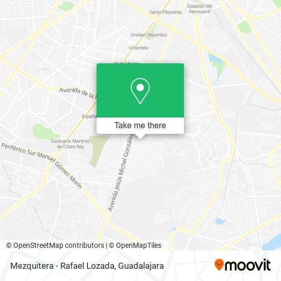 Mezquitera - Rafael Lozada map