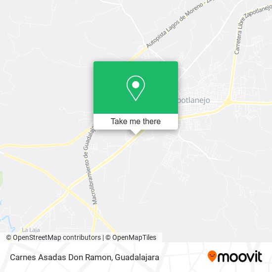 Mapa de Carnes Asadas Don Ramon