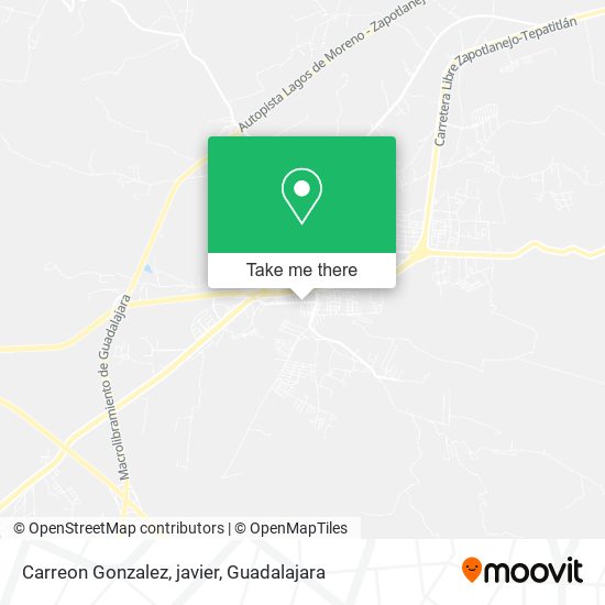 Mapa de Carreon Gonzalez, javier