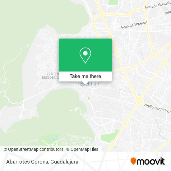 Abarrotes Corona map