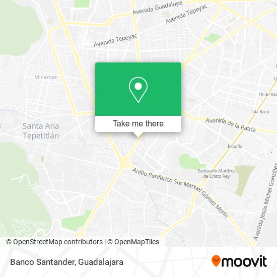 Banco Santander map