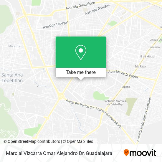 Mapa de Marcial Vizcarra Omar Alejandro Dr