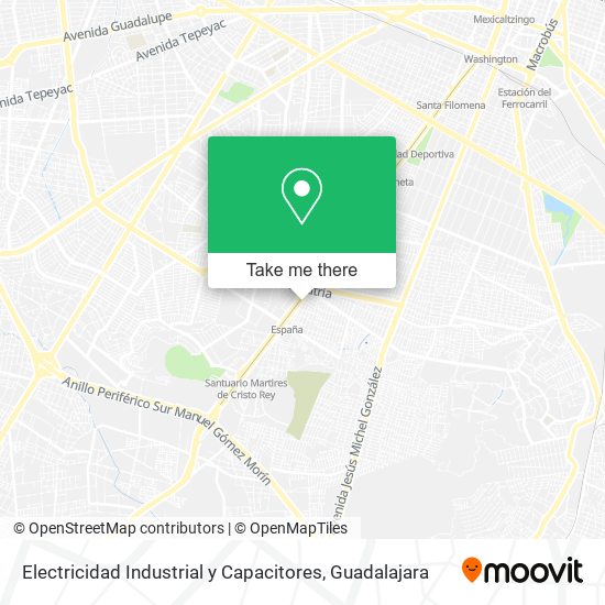 Electricidad Industrial y Capacitores map