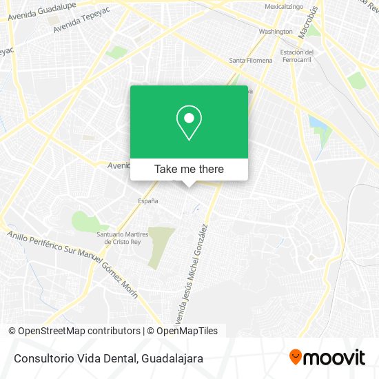 Consultorio Vida Dental map