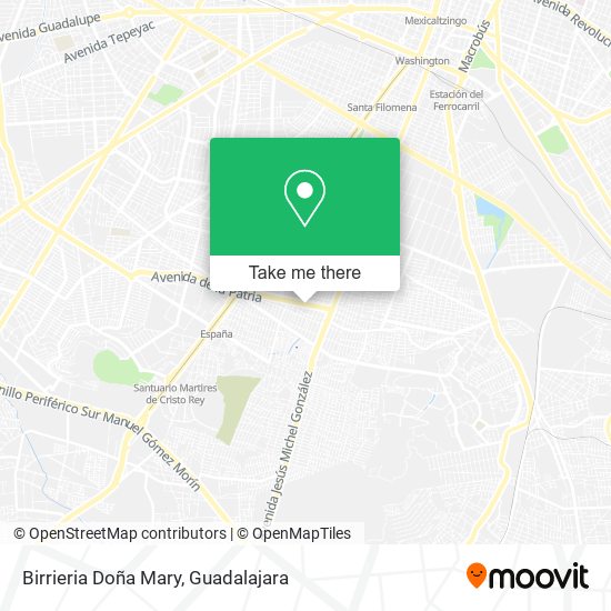 Birrieria Doña Mary map