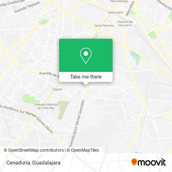Mapa de Cenaduria