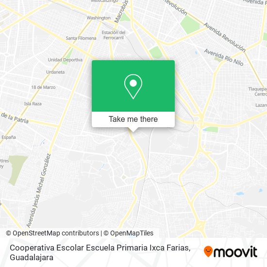 Mapa de Cooperativa Escolar Escuela Primaria Ixca Farias