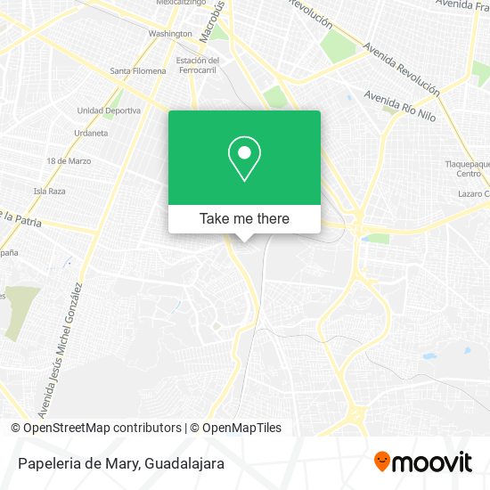 Mapa de Papeleria de Mary