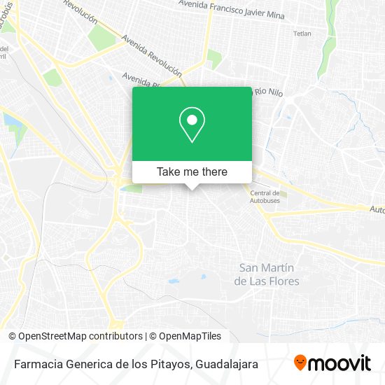 Farmacia Generica de los Pitayos map