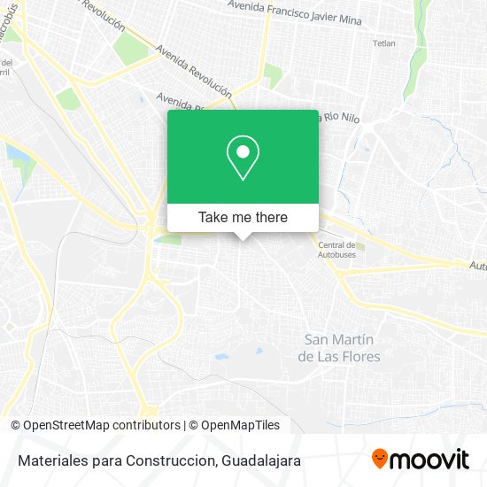 Mapa de Materiales para Construccion