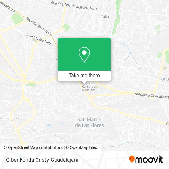 Ciber Fonda Cristy map