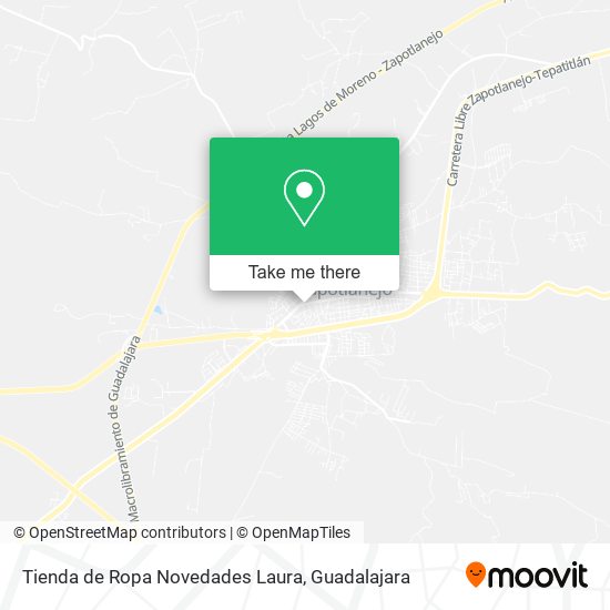 Tienda de Ropa Novedades Laura map